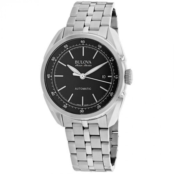 Bulova Men s 63B193 Tellaro Automatic Stainless Steel Watch Bezali