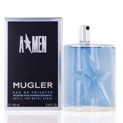 ANGEL MEN offers by Thierry Mugler 3.4 oz Eau De Toilette Refillable Metal Flask