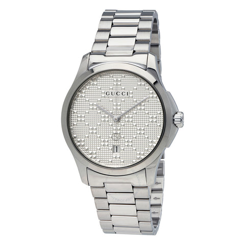 Gucci Unisex YA126459 G-Timeless Stainless Steel Watch