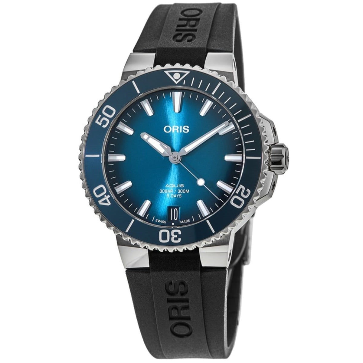 Oris  Men&#39;s 01-400-7769-4135-07-4-22-74FC Aquis Black Rubber Watch