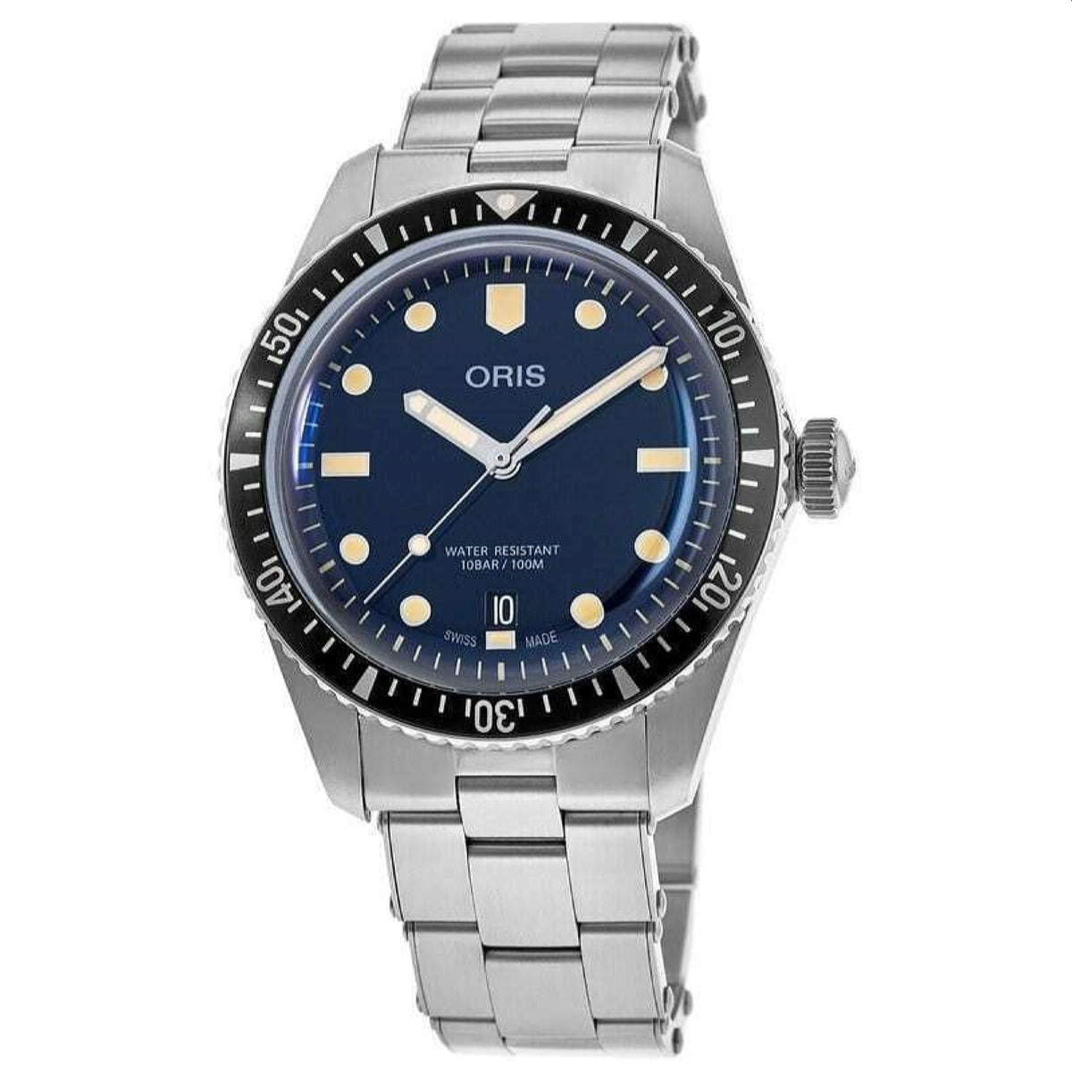 Oris  Men&#39;s 01-733-7707-4055-07-8-20-18 Divers Sixty-Five Stainless Steel Watch