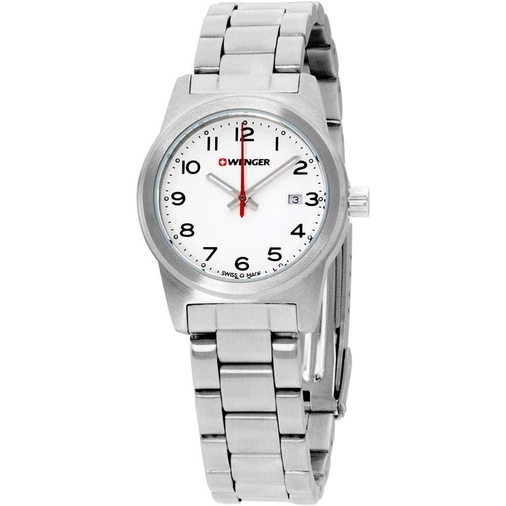 Wenger Women&#39;s 01.0411.134 Field Color Stainless Steel Watch