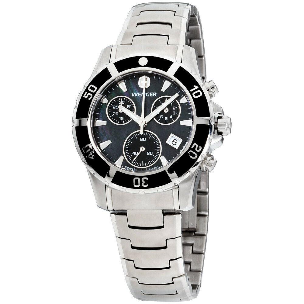 Wenger Women&#39;s 01.0707.746 Sport Elegance Chronograph Stainless Steel Watch