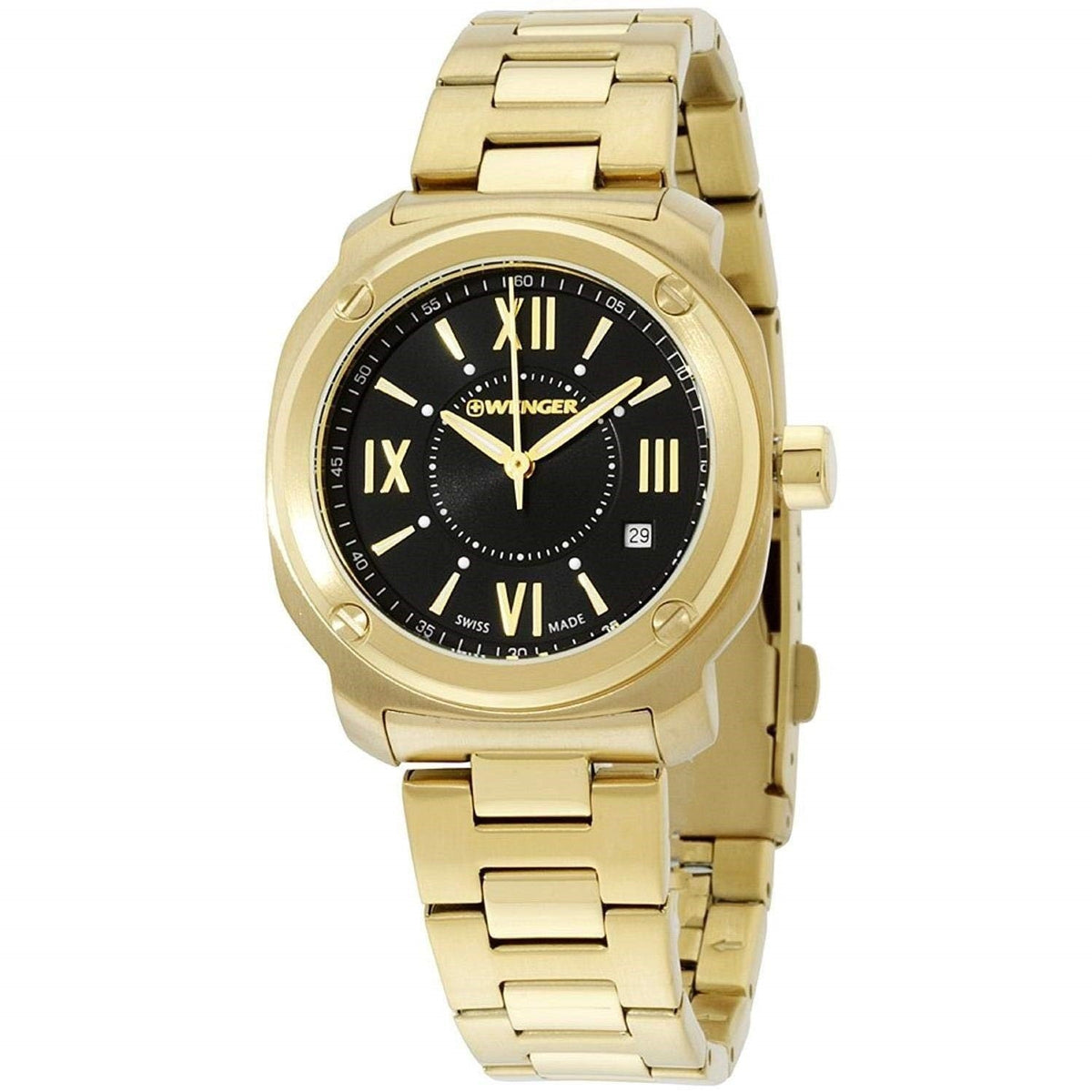 Wenger Women&#39;s 01.1121.114 Wenger Gold-Tone Stainless Steel Watch