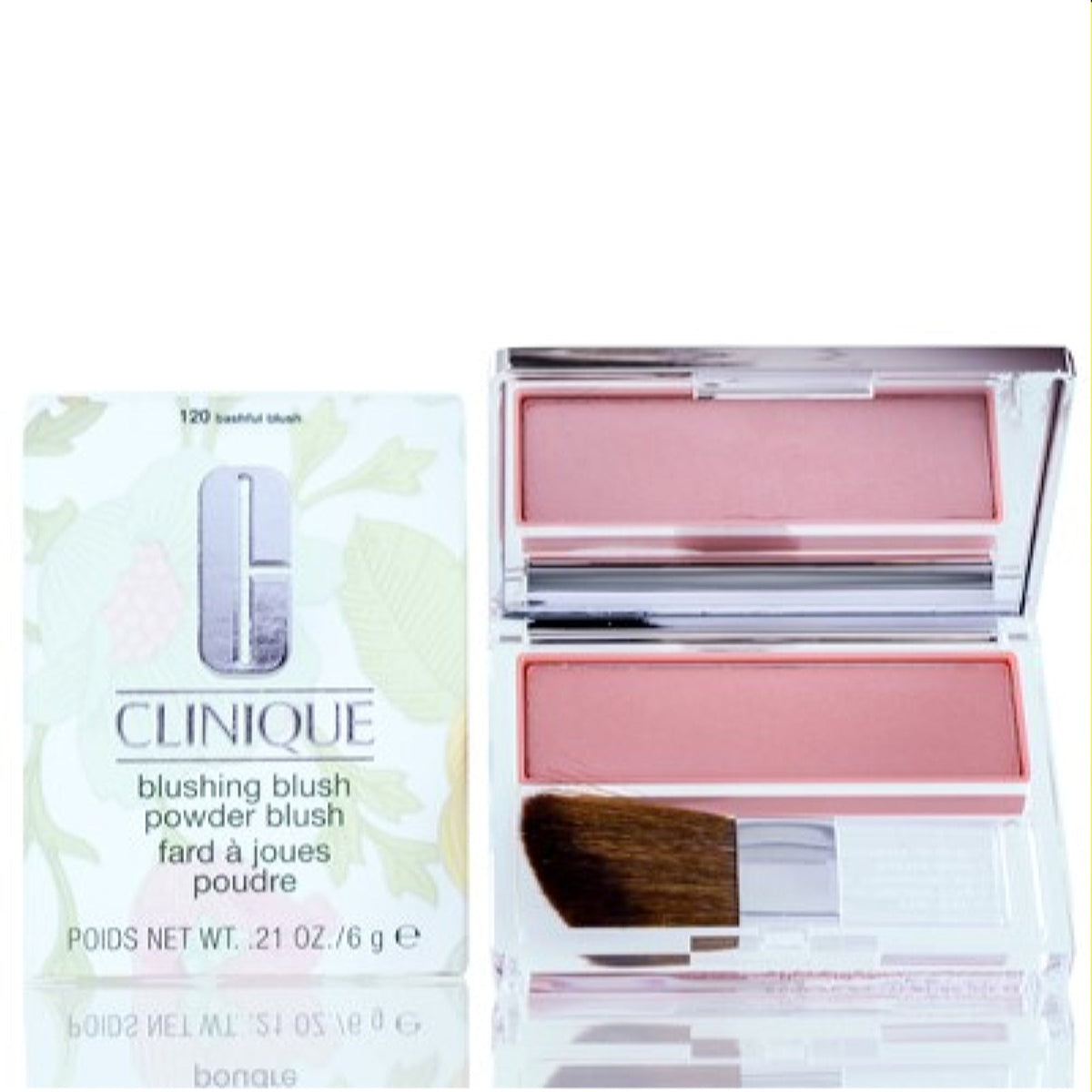 Clinique Blushing Blush Powder Blush # 120 Bashful Blush .21 Oz 6FLK-20