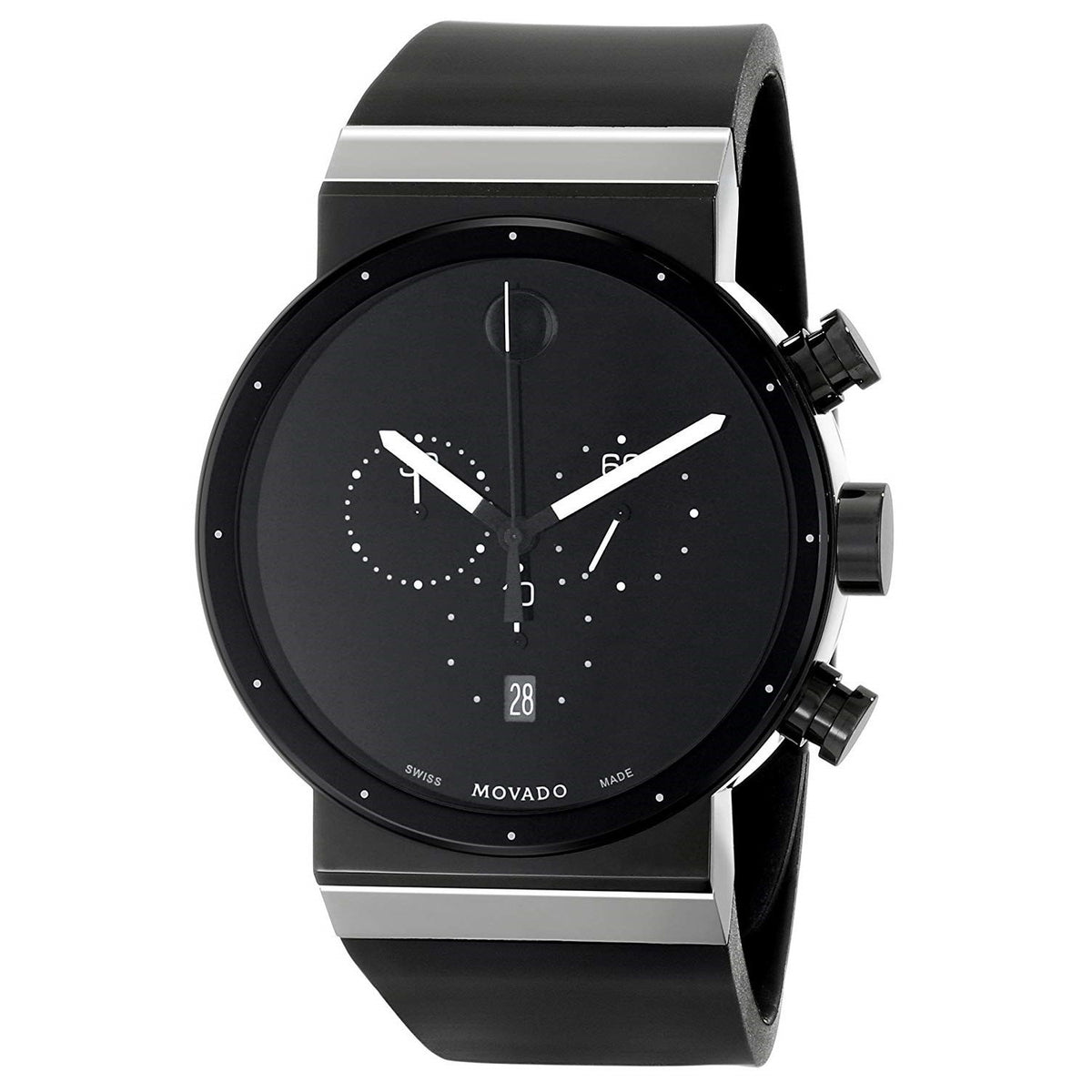 Movado Men&#39;s 0606501 Sapphire Synergy Chronograph Black Rubber Watch