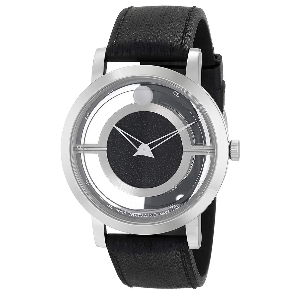 Movado Men&#39;s 0606567 Museum Black Rubber Watch