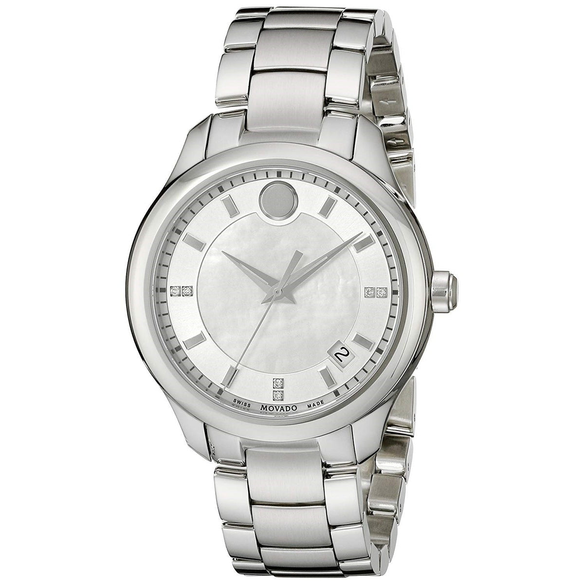 Movado Women&#39;s 0606978 Bellina Diamond Stainless Steel Watch