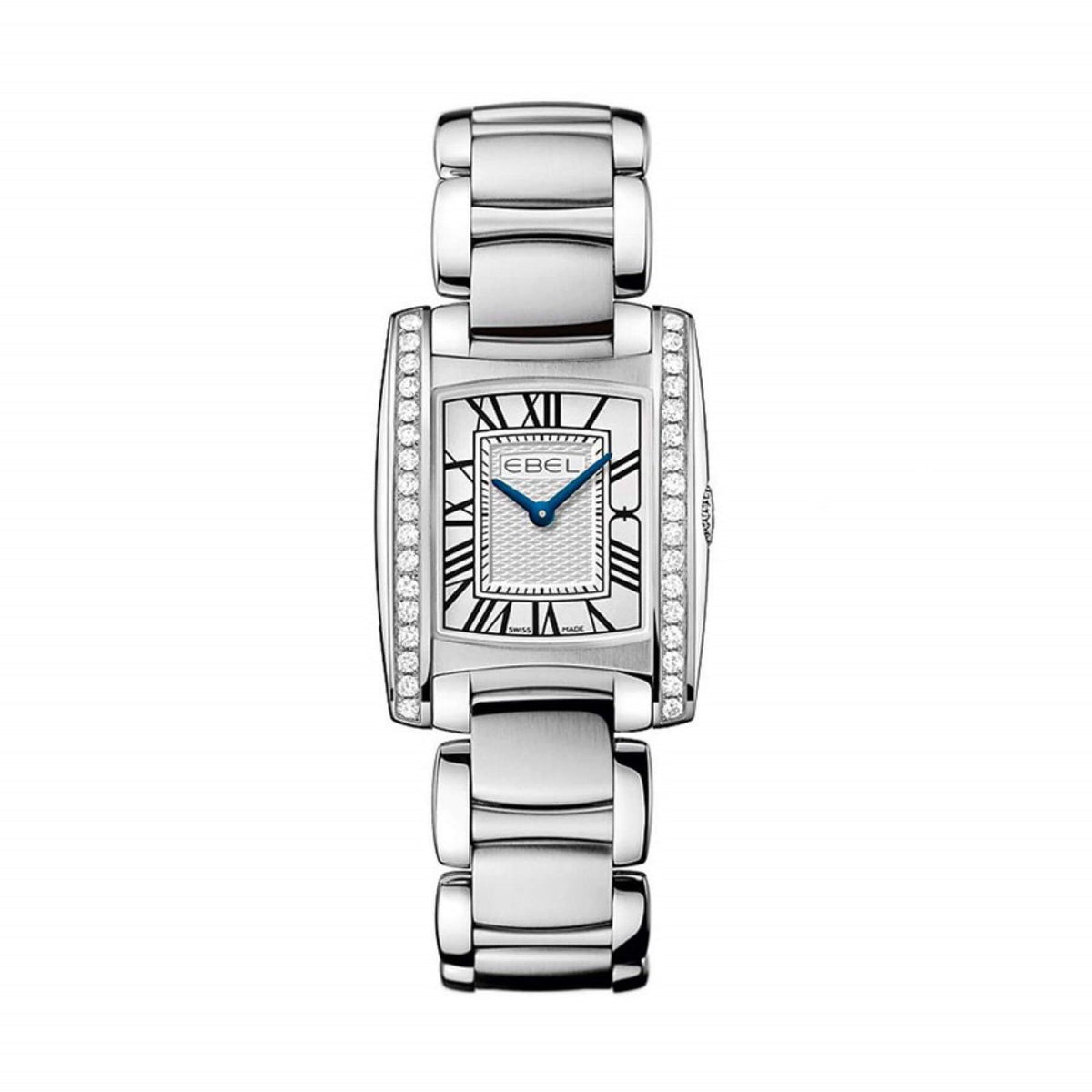 Ebel Women&#39;s 1216068 Brasilia Mini Diamond Stainless Steel Watch