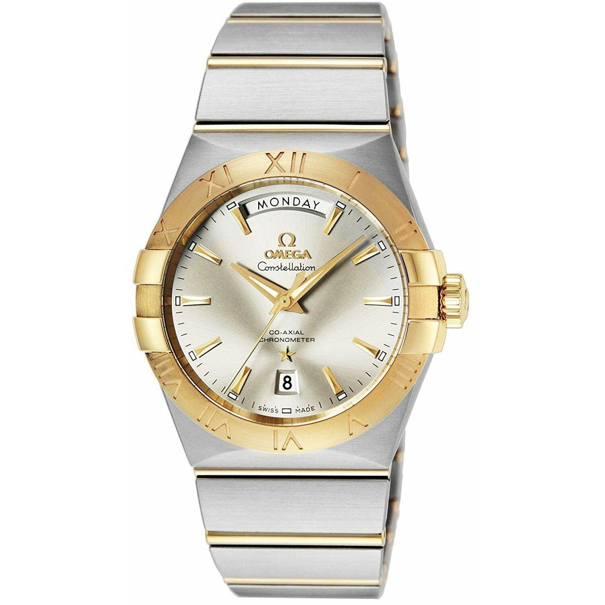 Omega Men&#39;s 123.20.38.22.02.002 Constellation Two-Tone Stainless Steel Watch