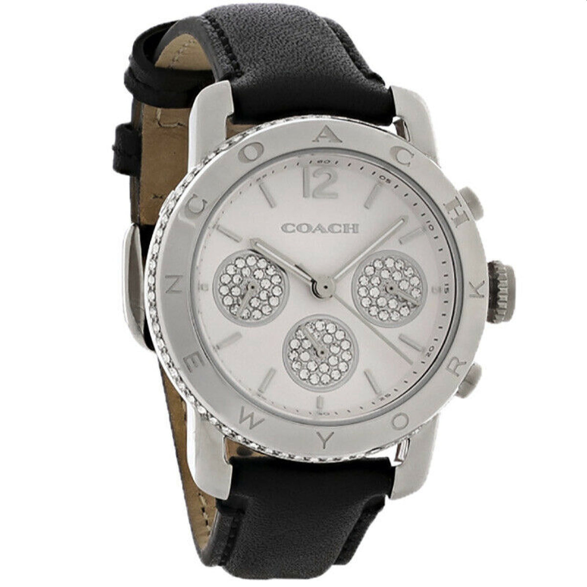 Coach Legacy Sport Women&#39;s 14501972 Black Leather Watch