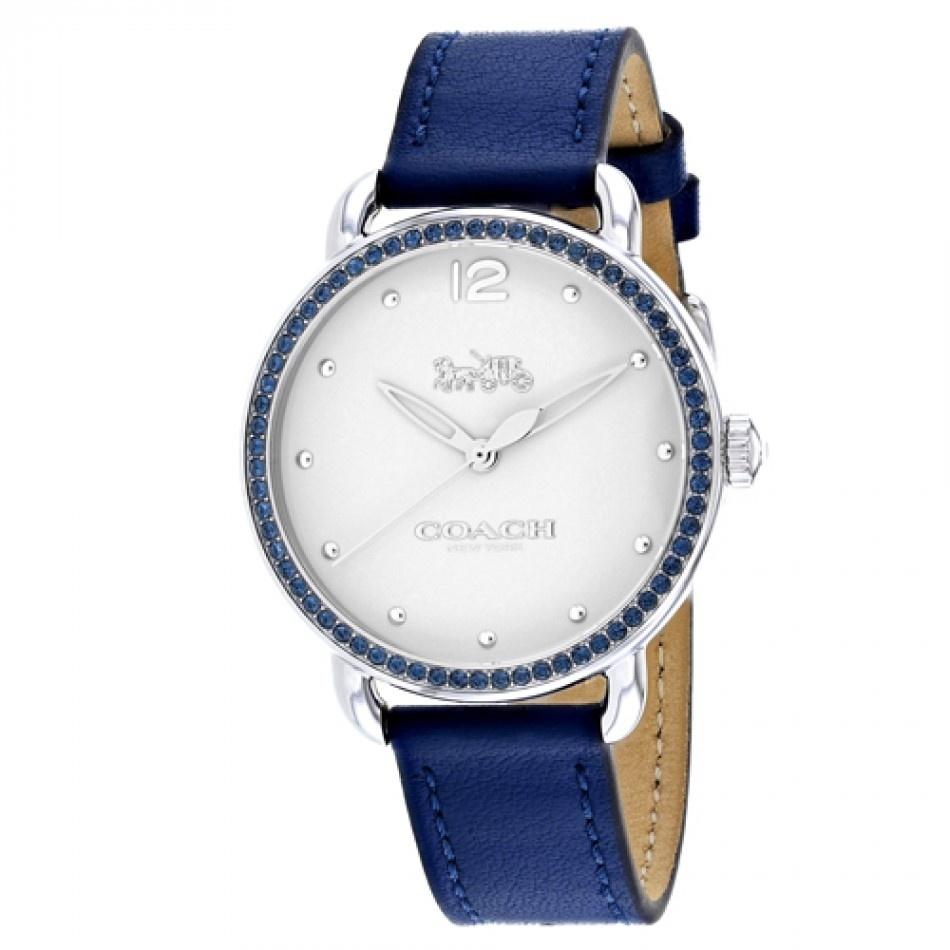 Coach Women&#39;s 14502885 Delancey Blue Leather Watch