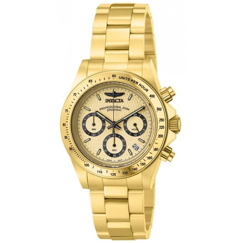 Invicta Men&#39;s 14929 Speedway Multi-Function Gold-tone Stainless Steel Watch