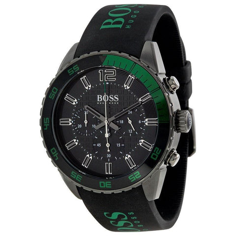 Hugo Boss Men's 1512847 Chronograph Black Silicone Watch