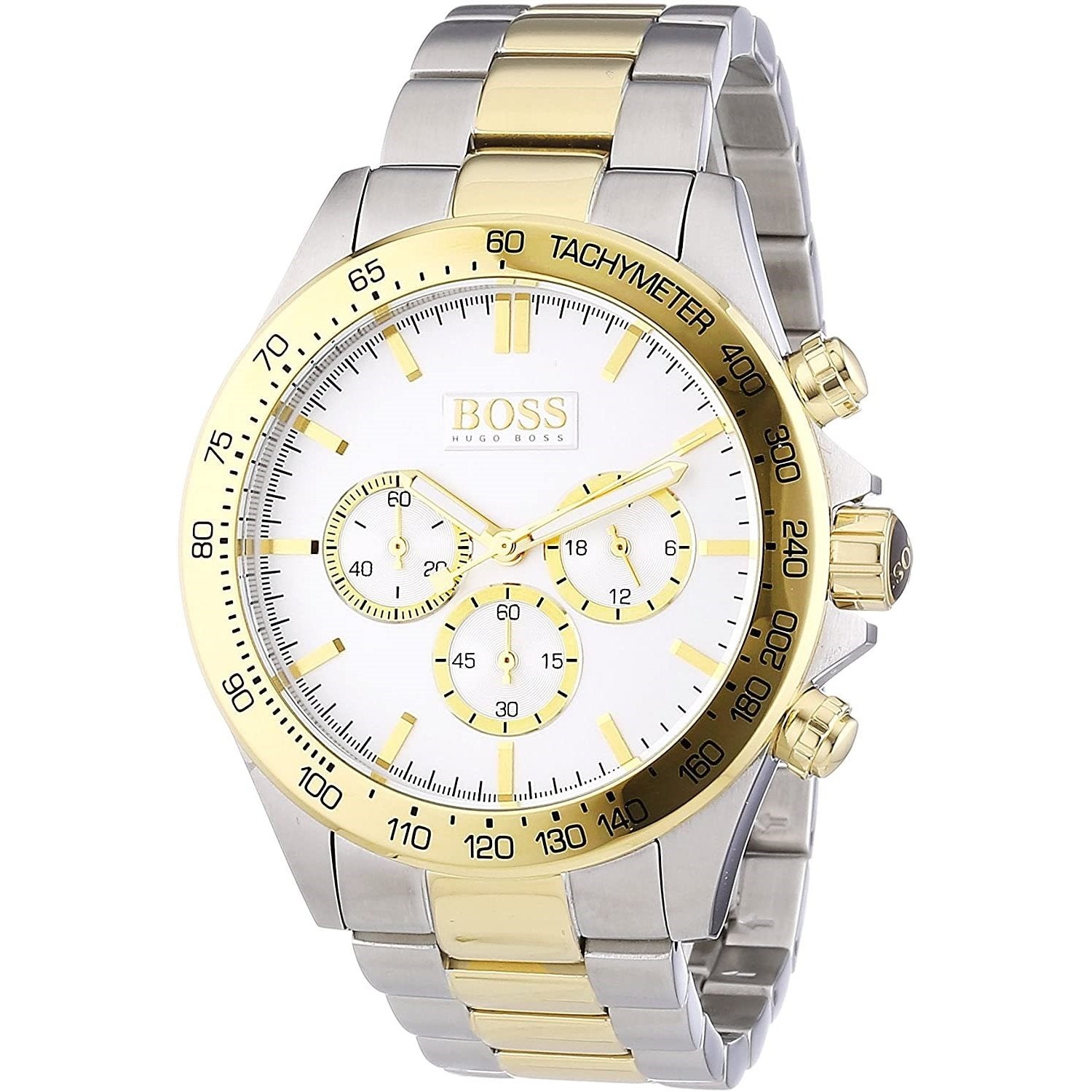 Hugo boss gold tone and hot sale stainless steel chronograph men's watch