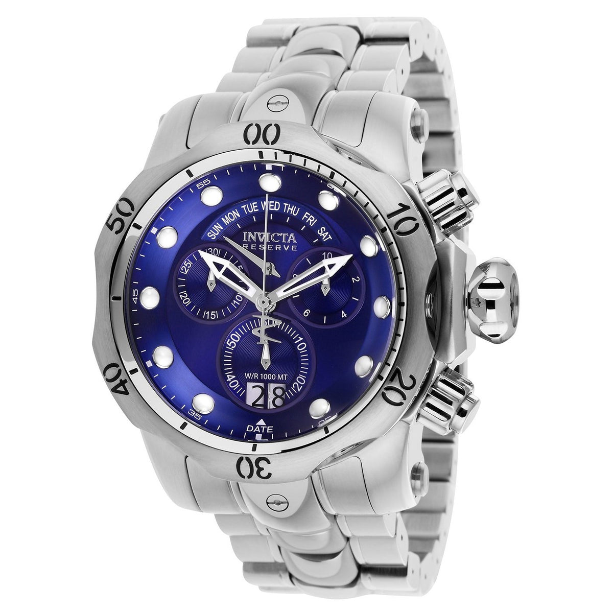 Invicta Men&#39;s 1538 Venom Reserve Multi-Function Multi Stainless Steel Watch