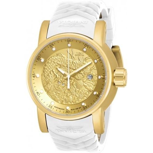 Invicta Men&#39;s 19546 S1 Rally Automatic White Polyurethane Watch