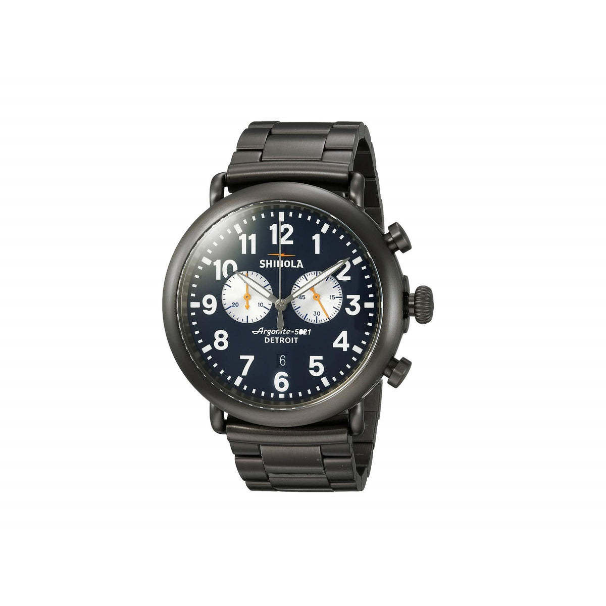 Shinola Men&#39;s 20062178 The Runwell Chronograph Grey Stainless Steel Watch