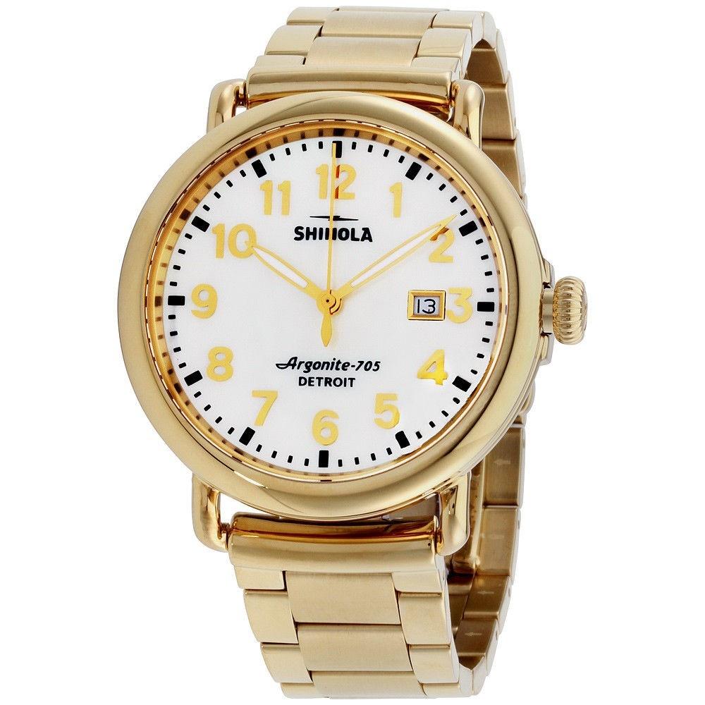 Shinola runwell outlet gold