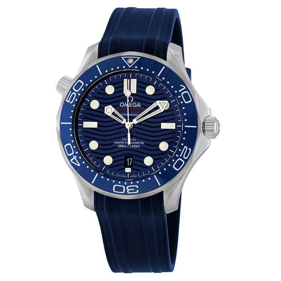 Omega Seamaster Automatic Blue Dial Steel Men's Watch 210.30.42.20.03.001