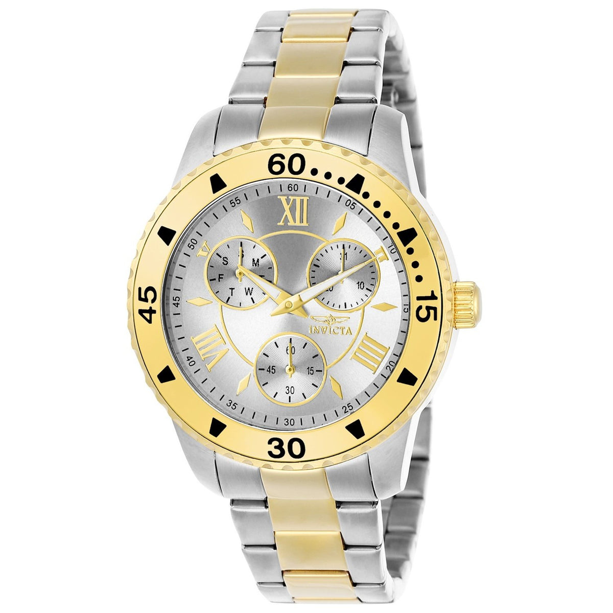 Invicta Women&#39;s 21770 Angel Gold-Tone and Silver Stainless Steel Watch