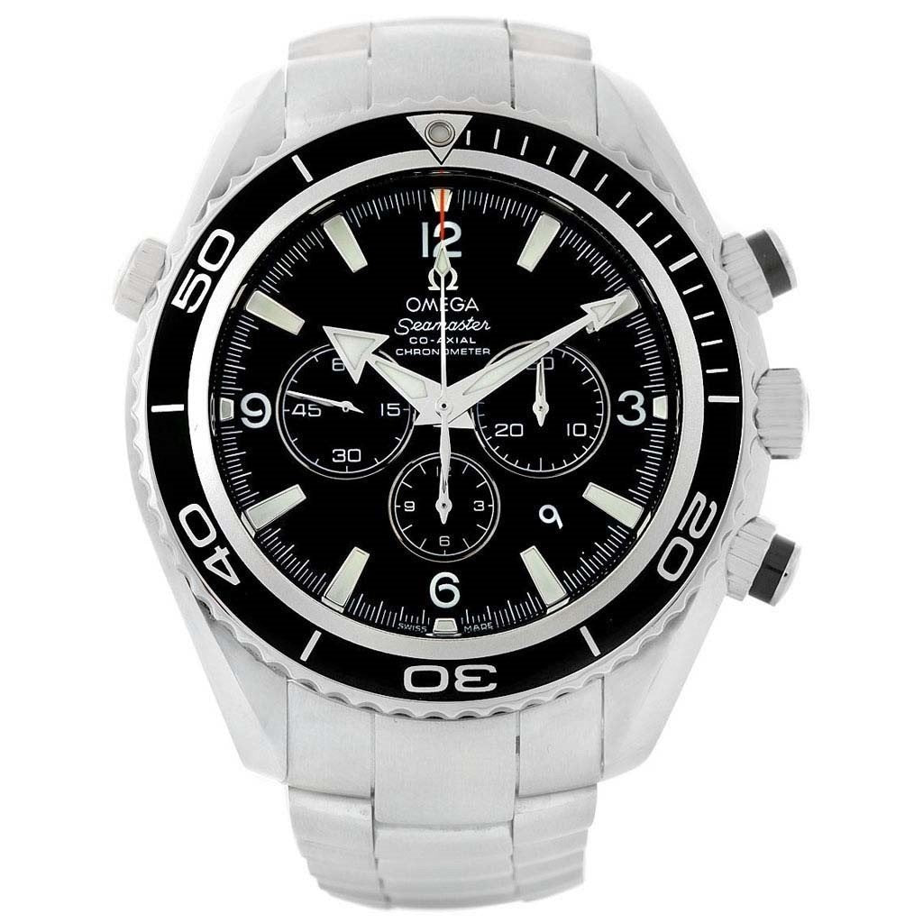 Omega Men&#39;s 2210.50.00 Seamaster Planet Ocean Chronograph Stainless Steel Watch