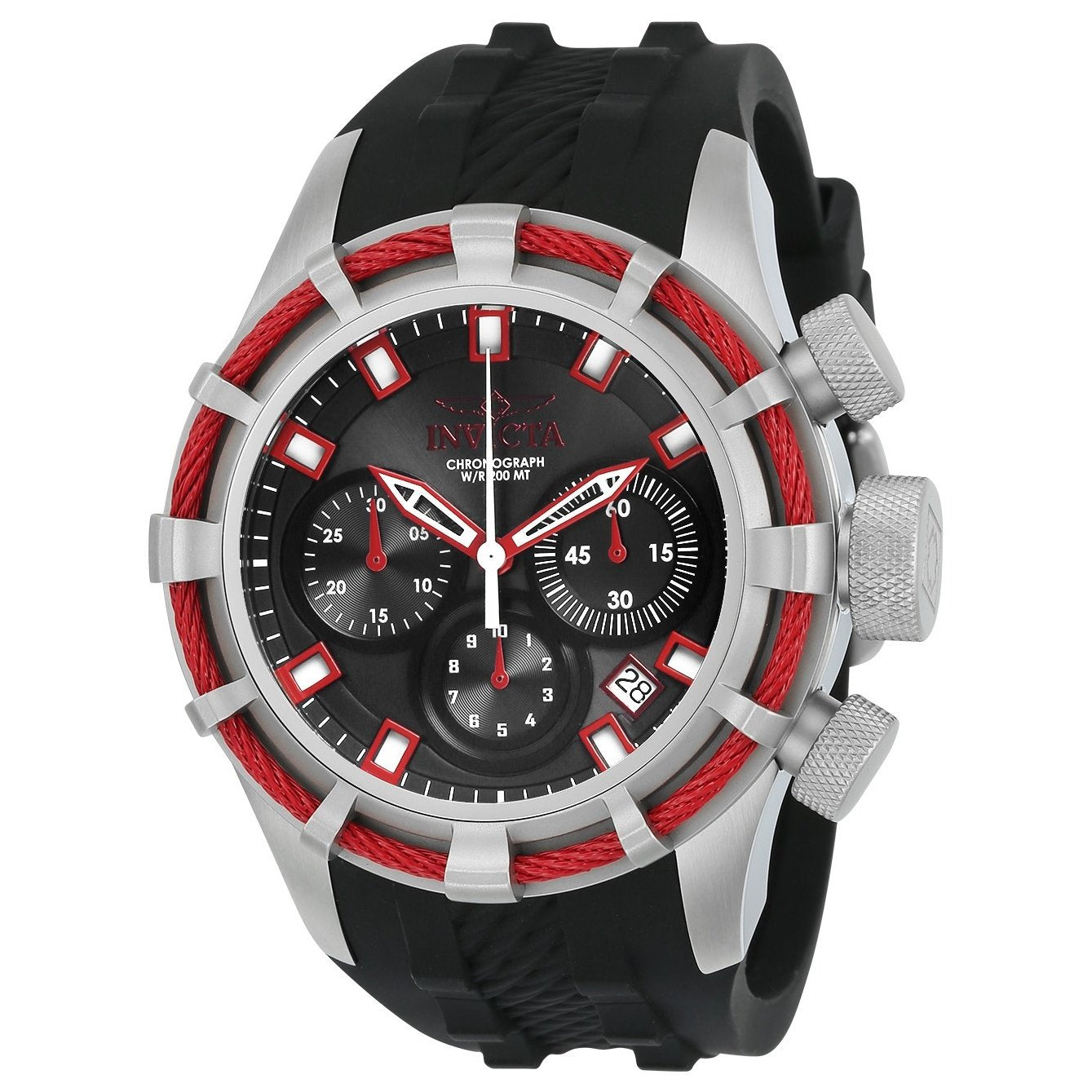 Invicta Men's 22151 Bolt Black Silicone Watch - Bezali