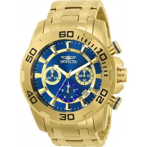 Invicta Men&#39;s 22321 Pro Diver Scuba Gold-Tone Stainless Steel Watch