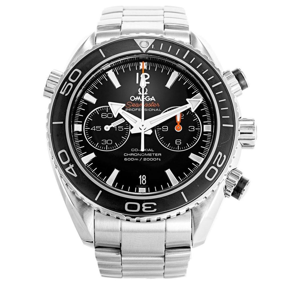 Omega Men&#39;s 232.30.46.51.01.001 Seamaster Planet Ocean Chronograph Stainless Steel Watch