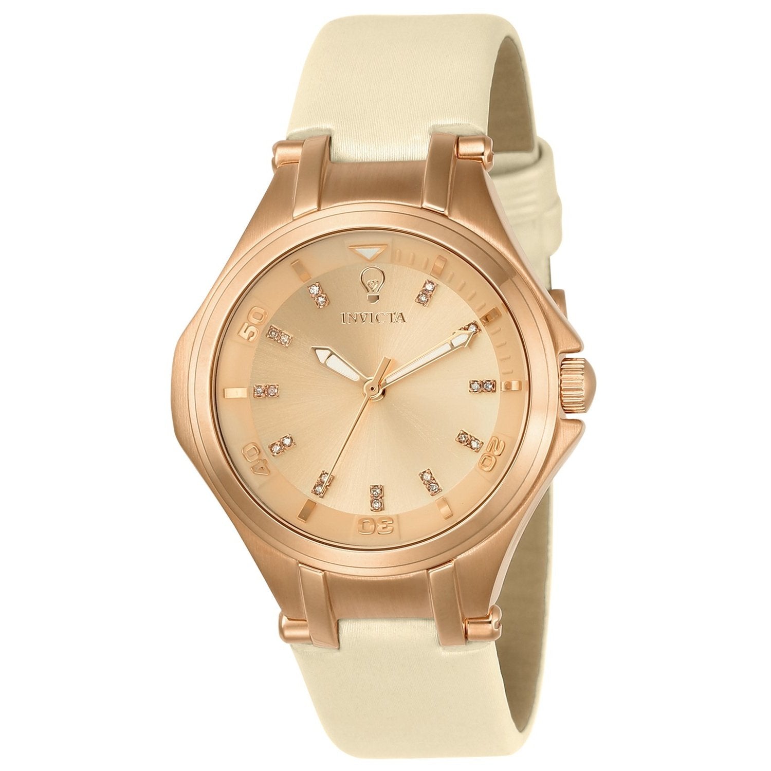 Invicta Women s 23254 Gabrielle Union Beige Leather Watch Bezali