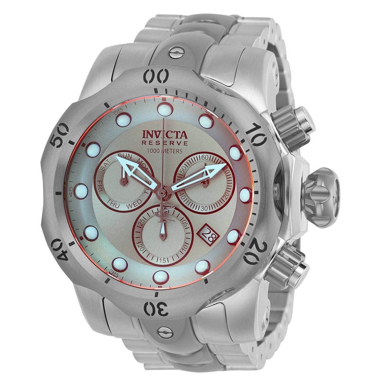 Invicta Men s 25043 Reserve Venom Stainless Steel Watch Bezali