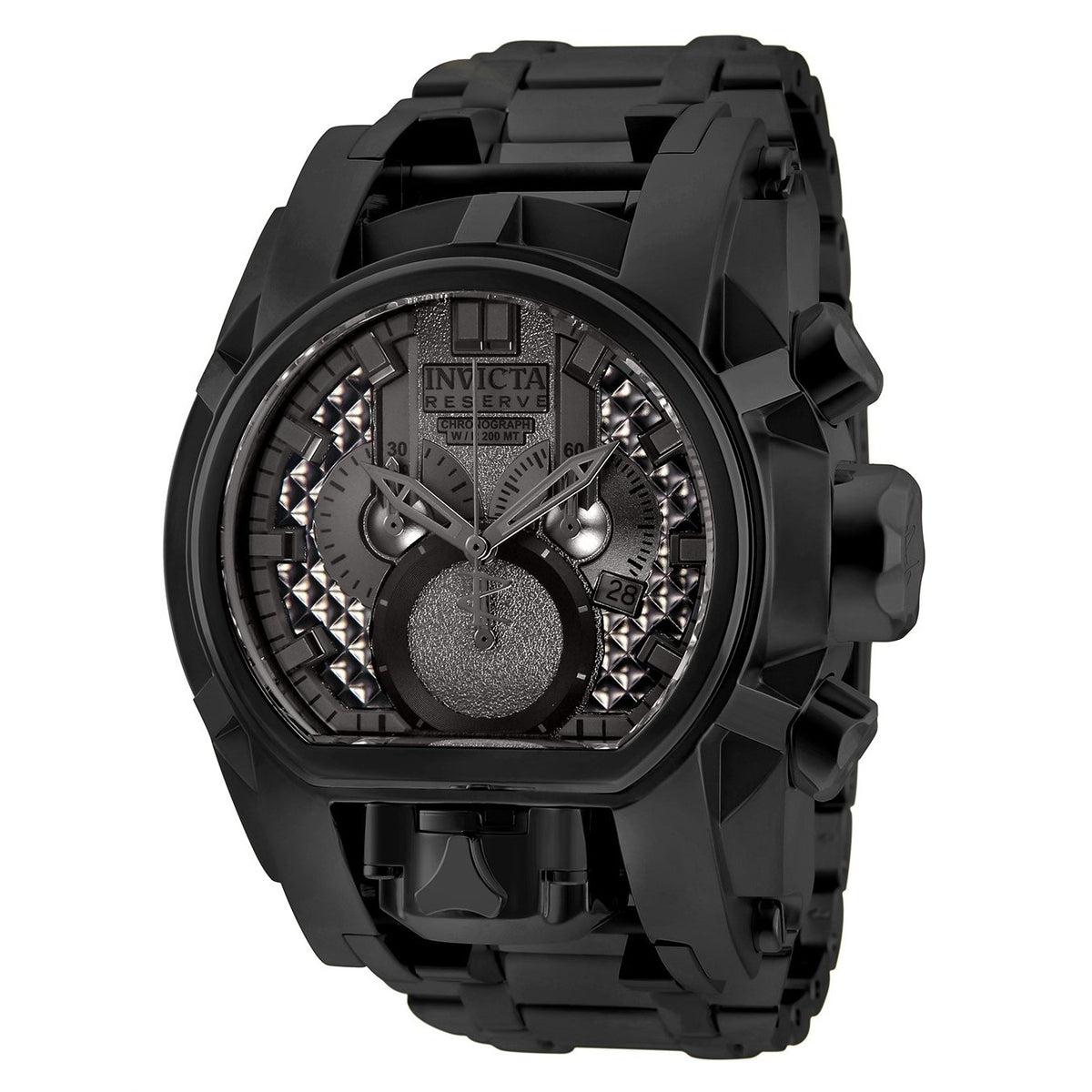 Invicta Men&#39;s 25211 Reserve Bolt Zeus Black Stainless Steel Watch