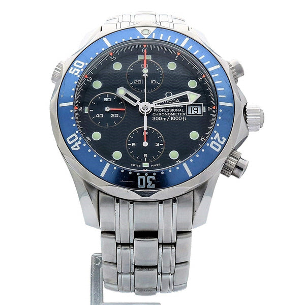 Omega Men's 2599.80.00 Seamaster Chronograph Stainless Steel Watch - Bezali