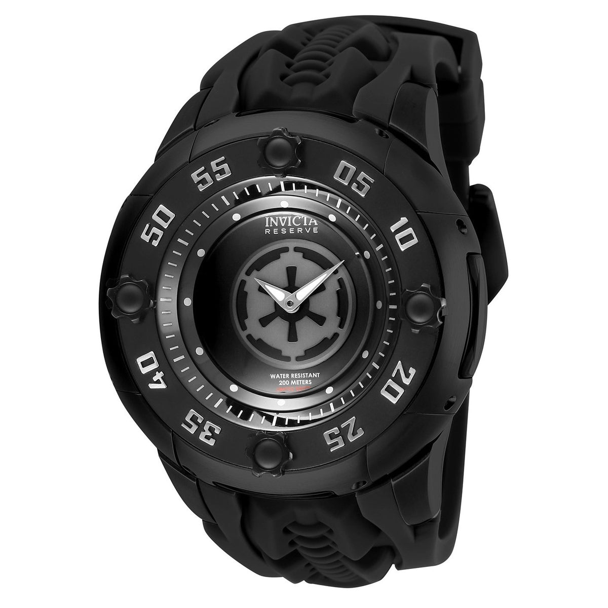 Invicta Men&#39;s 26174 Star Wars Galactic Empire Black Silicone Watch