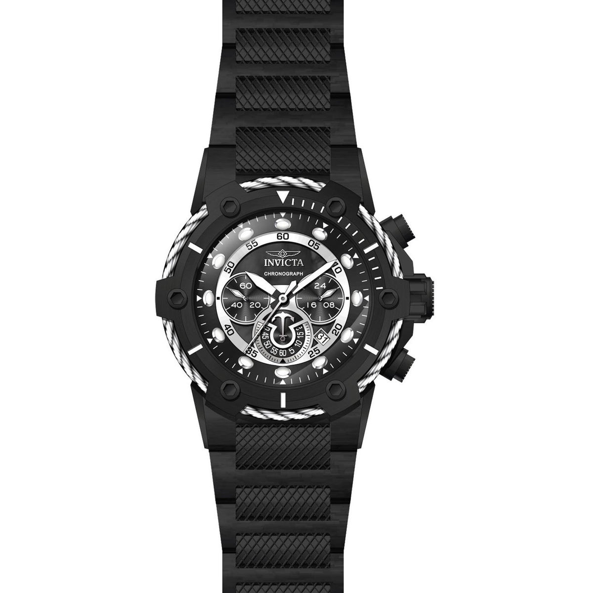 Invicta Men&#39;s 26810 Bolt Black Stainless Steel Watch