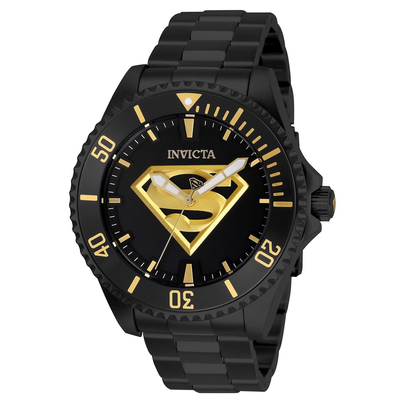 Invicta superman 2025 watch black