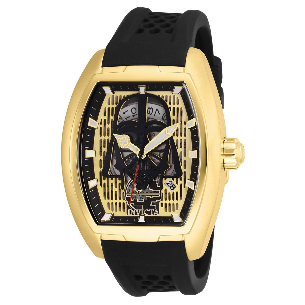 Invicta Men&#39;s 26941 Star Wars Darth Vader Automatic Black Silicone Watch