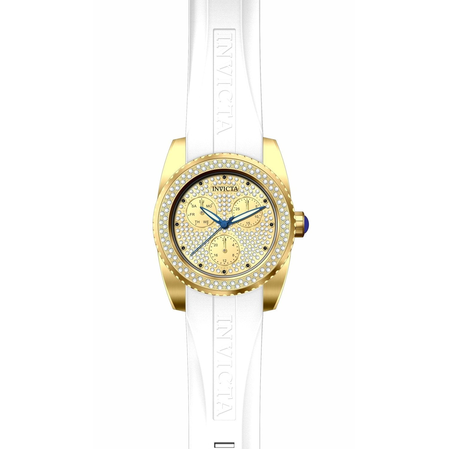 Invicta women's white online watch