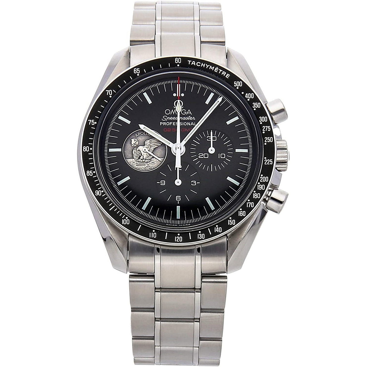 Omega Men&#39;s 311.30.42.30.01.002 Speedmaster Professional Apollo 11 Chronograph Stainless Steel Watch