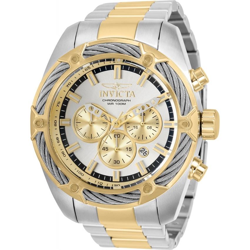 Invicta Men&#39;s 31437 Bolt Gold-Tone and Silver Stainless Steel Watch