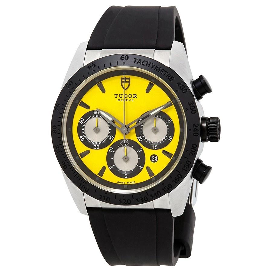 Tudor Men&#39;s 42010N-0007 Fastrider Chronograph Automatic Black Rubber Watch