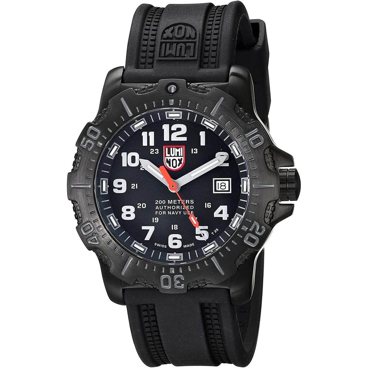 Luminox Men&#39;s 4221 ANU Black Silicone Watch