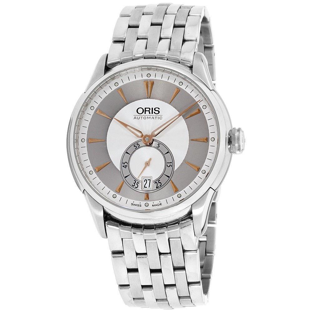 Oris Men&#39;s 62375824051MB Artelier Stainless Steel Watch