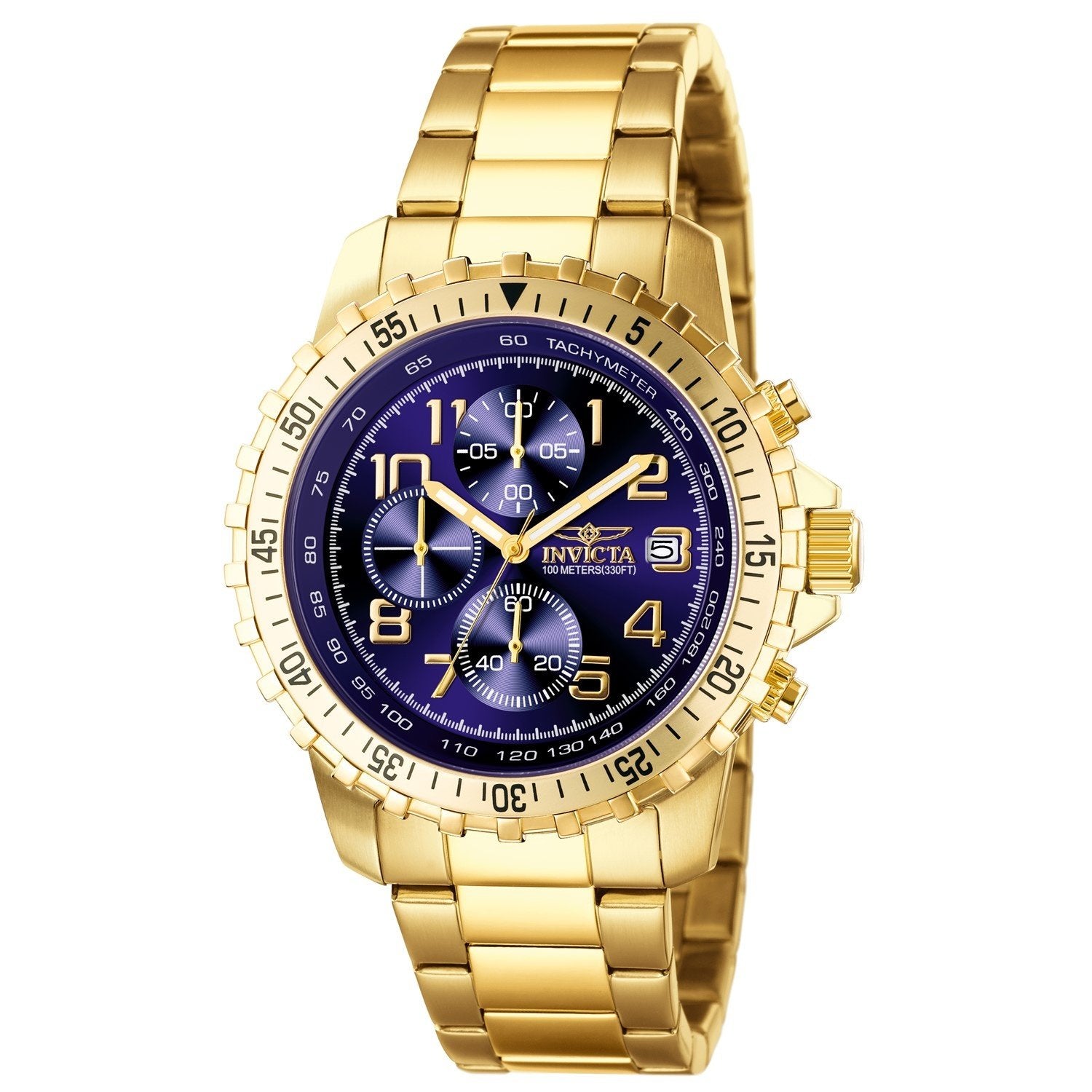 Invicta Men's 6399 Specialty Multi-Function Gold-tone Stainless Steel Watch