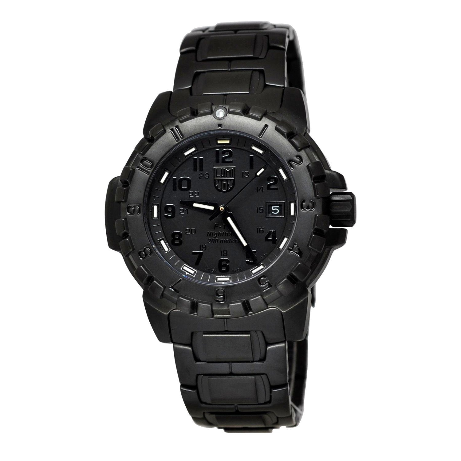 Luminox Men's 6402.BO F-117 Nighthawk Black Stainless Steel Watch