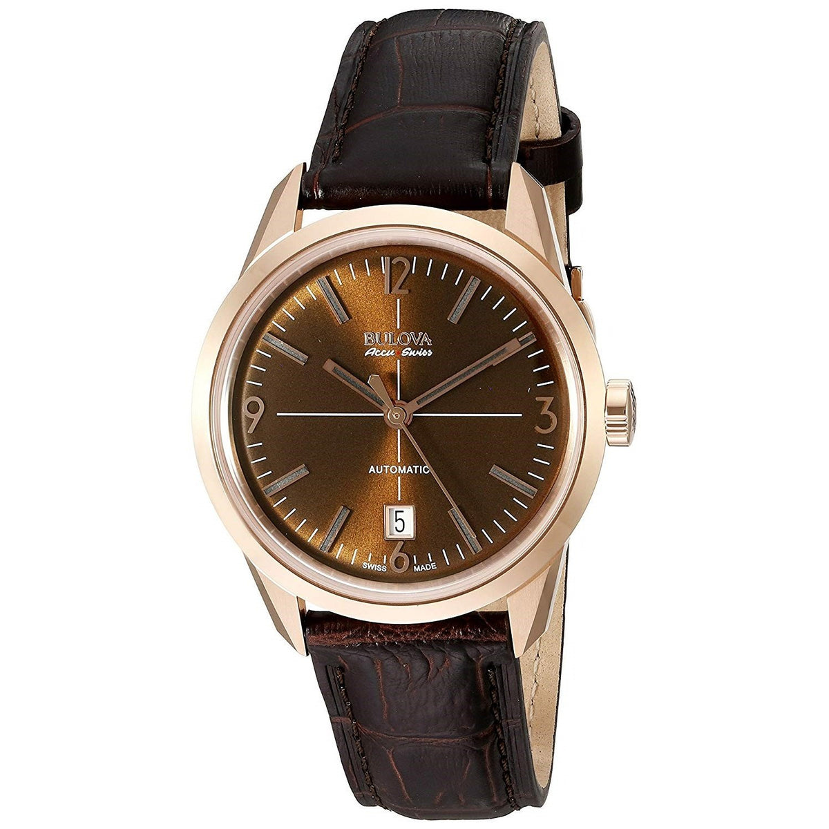 Bulova Men&#39;s 64B124 Casual Brown Leather Watch