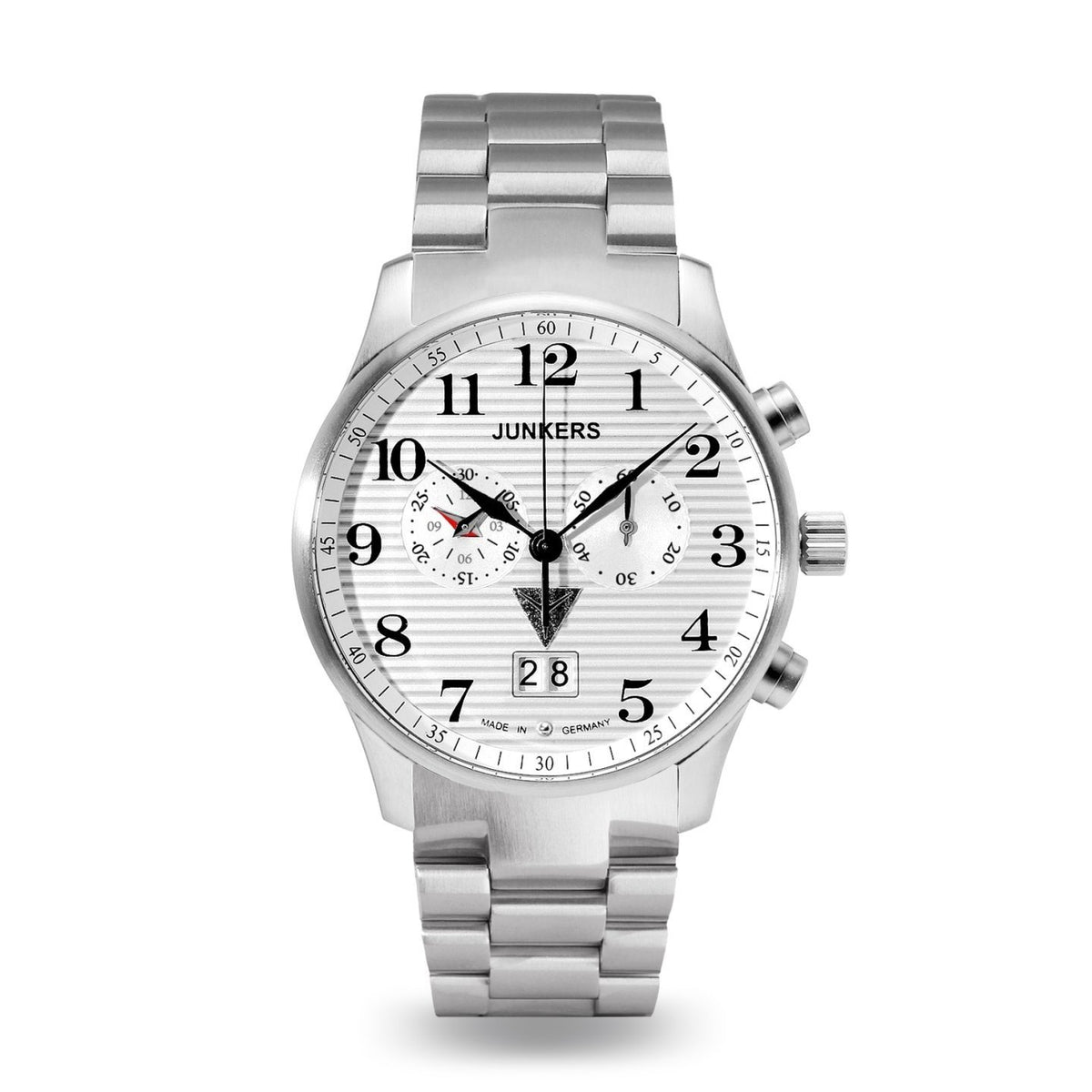 Junkers Men&#39;s 6686m-1 Chronograph Stainless Steel Watch