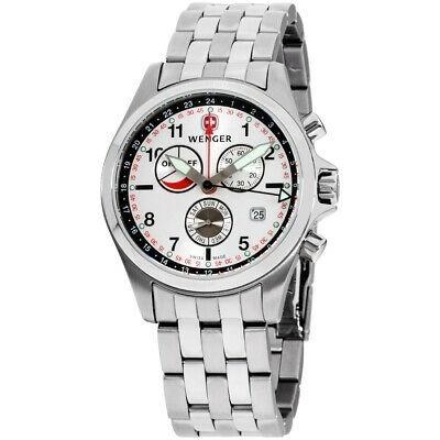 Wenger Men&#39;s 72758 Field Force Traveller Stainless Steel Watch