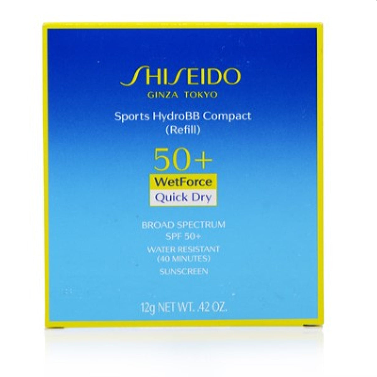 Shiseido Sports Hydrobb Compact Spf 50 (Refill) (Very Dark) 0.42 Oz (12 Ml)   