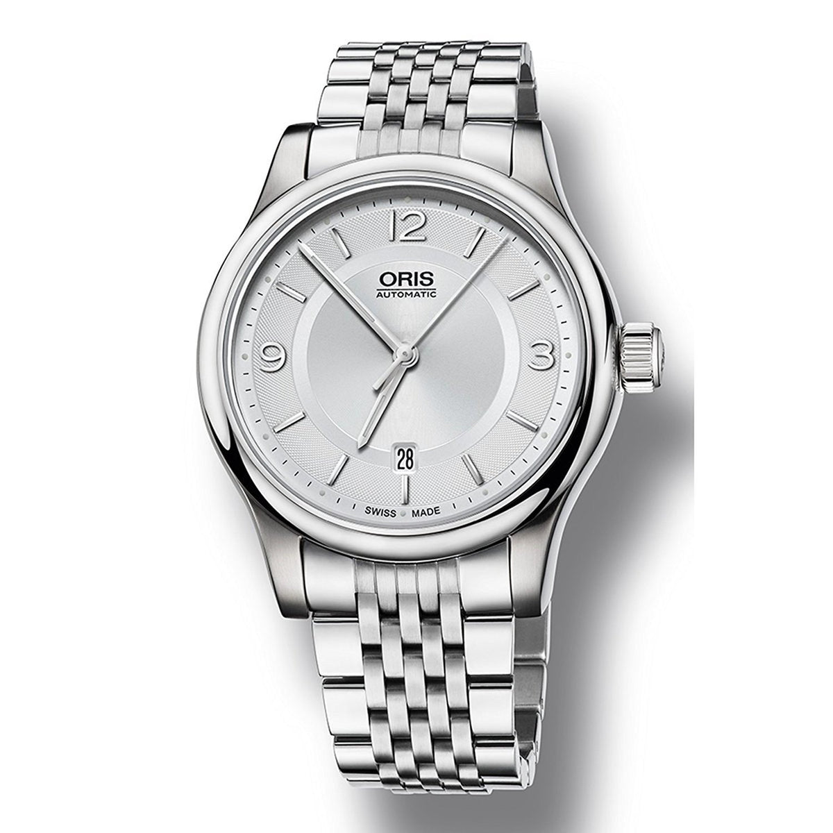 Oris Men&#39;s 73375944031MB Classic Date Stainless Steel Watch